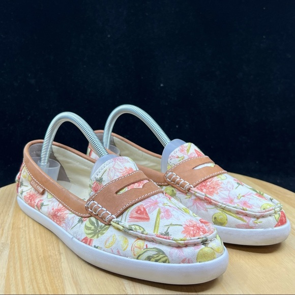 Cole Haan Womens Grand OS slip on Floral print size 8B - Picture 5 of 10